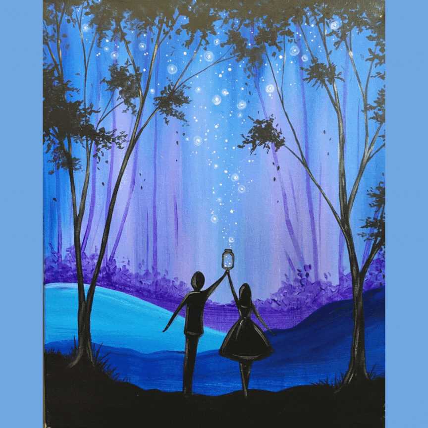 Join us to paint Firefly Wishes at Readington Brewery!